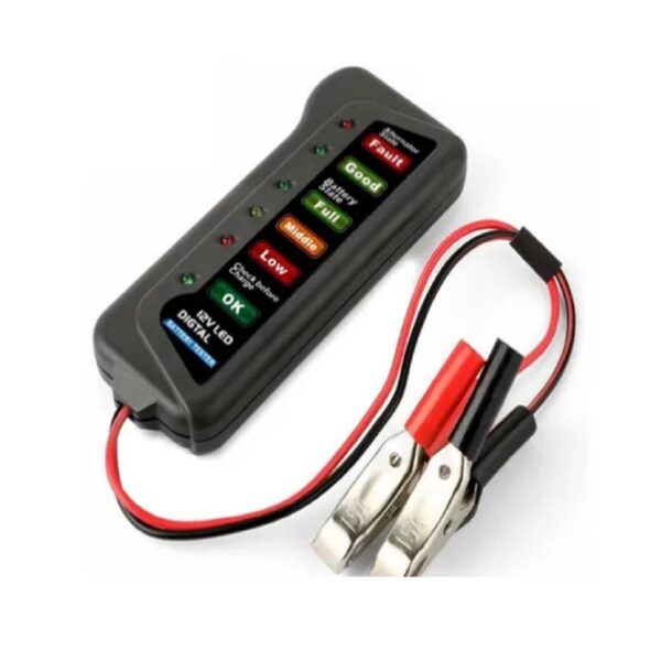Tester o probador de carga batería digital 12 volts