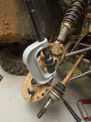 Juego extractor y separador universal de rotula y rodamientos