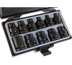 Fenomenal Juego de dados de impacto TORX HEMBRA E06-E24.